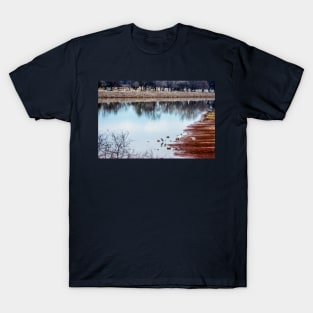 Salt Fork of the Arkansas River in Oklahoma by Debra Martz T-Shirt